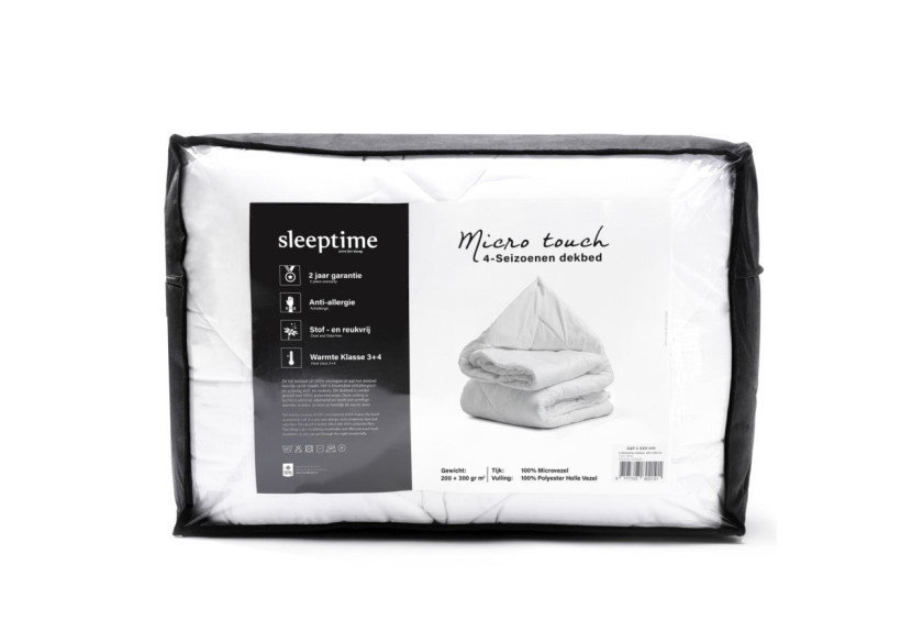 Couette Micro Touch 4 Saisons - 140 x 220 cm - Micro Touch 4-Seizoenen Dekbed White - 140X220 - Royal Textile