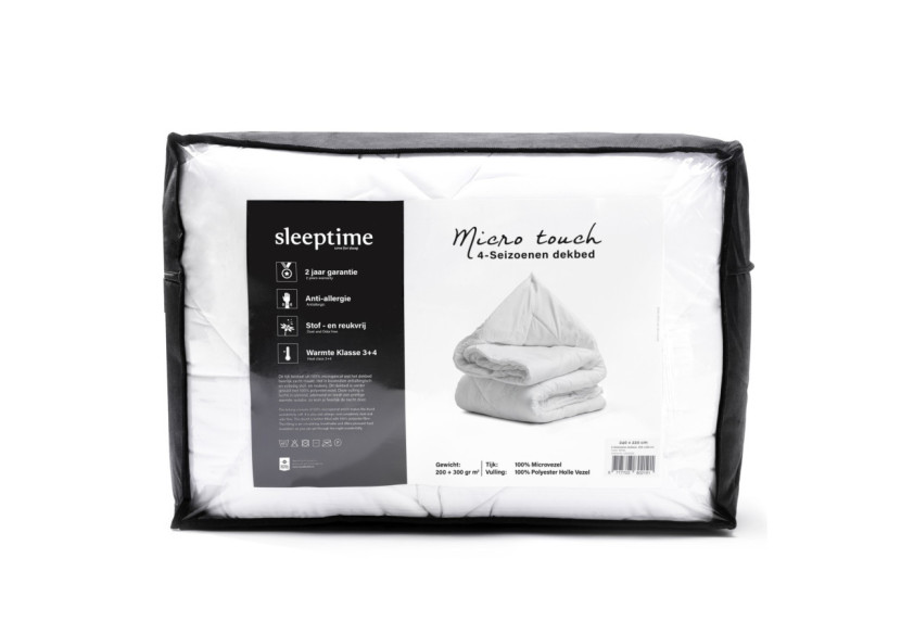 Couette Micro Touch 4 Saisons - 140 x 220 cm - Micro Touch 4-Seizoenen Dekbed White - 140X220 - Royal Textile