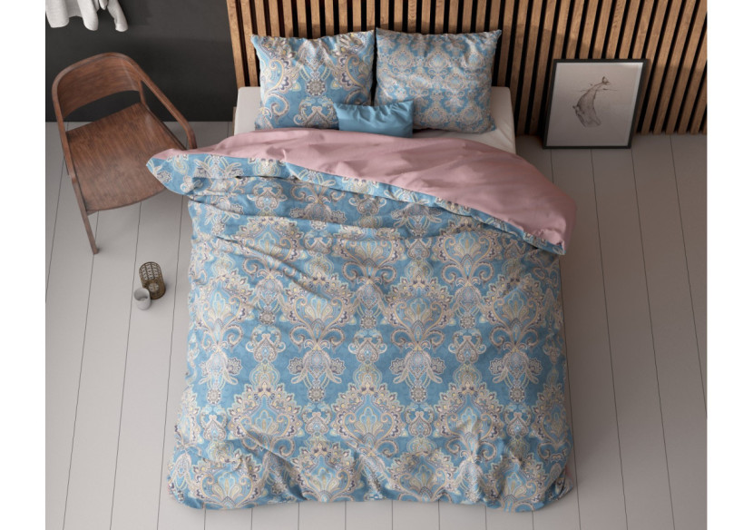 Housse de Couette Giselle Bleu - 240 x 200/220 cm, Impression Numérique - Giselle Blauw 240 x 200/220 - Royal Textile Housse de Couette Giselle Bleu - 240 x 200/220 cm, Impression Numérique - Giselle Blauw 240 x 200/220 - Royal Textile