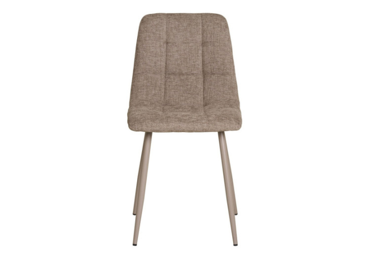 Chaise de salle à manger - Tissu gris avec pieds gris, HN1272 - 1001198 - House Nordic 2