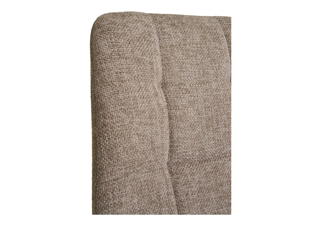 Chaise de salle à manger - Tissu gris avec pieds gris, HN1272 - 1001198 - House Nordic