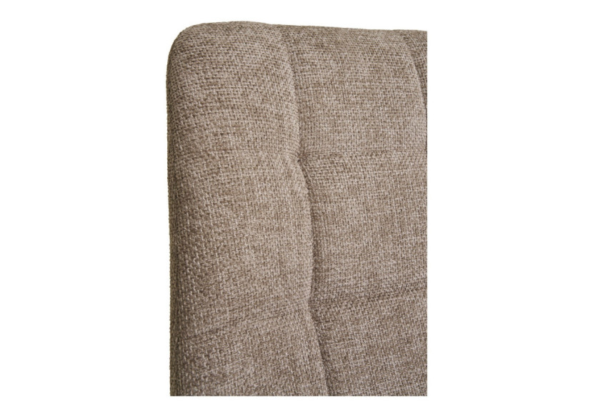 Chaise de salle à manger - Tissu gris avec pieds gris, HN1272 - 1001198 - House Nordic