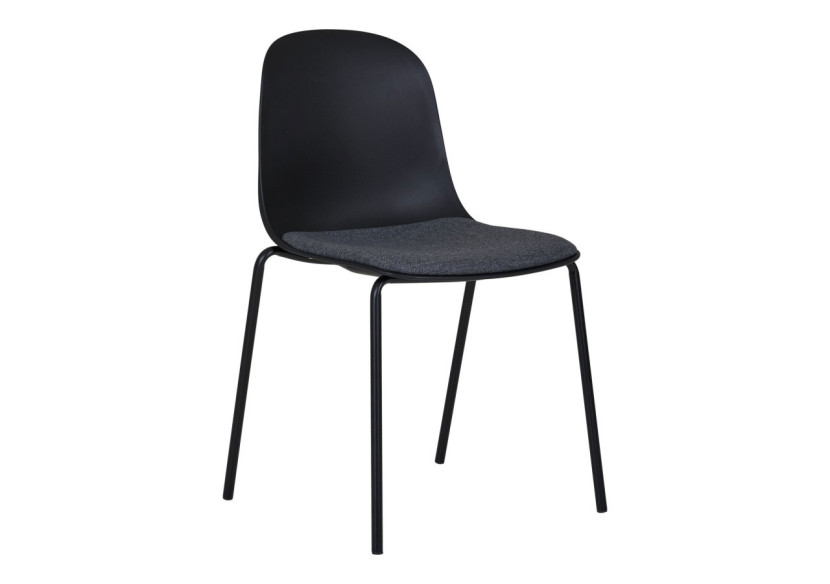 Chaise de salle à manger noire - Élégance intemporelle - 1001296 - House Nordic