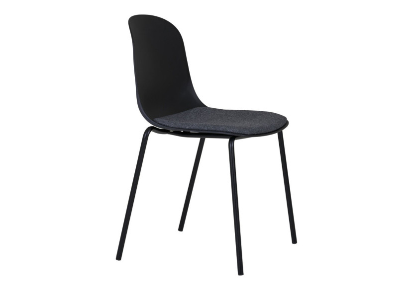 Chaise de salle à manger noire - Élégance intemporelle - 1001296 - House Nordic
