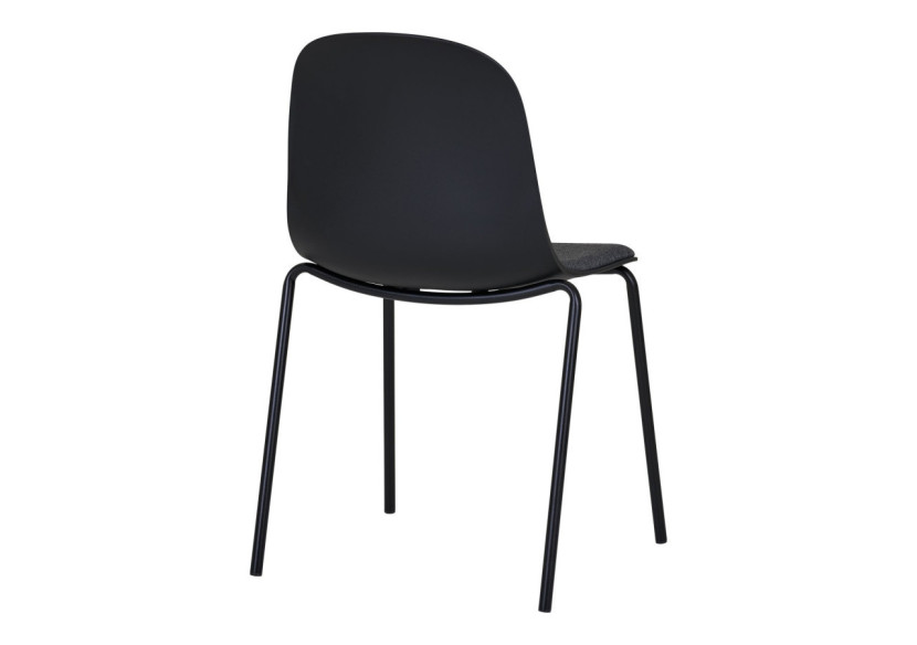 Chaise de salle à manger noire - Élégance intemporelle - 1001296 - House Nordic