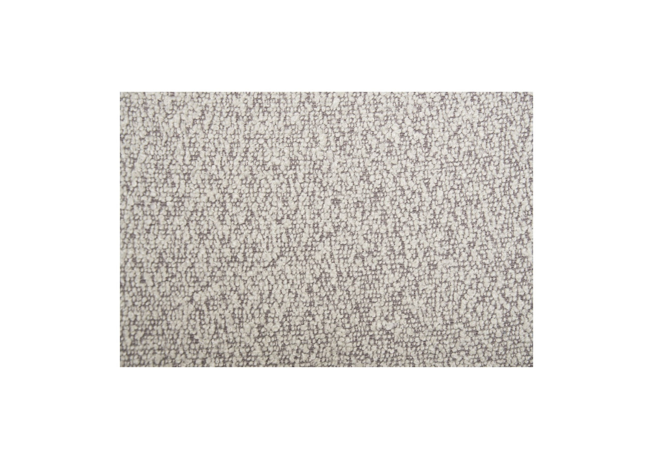 Chaise de salle à manger bouclée - Sable avec pieds noirs - 1001370 - House Nordic