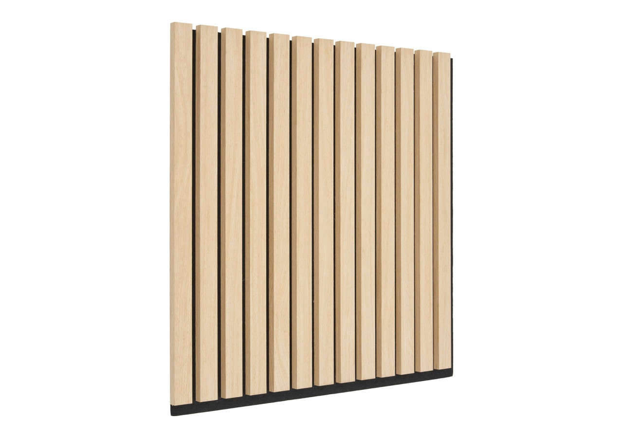 Panneau Acoustique en Placage Bois - Chêne Naturel 520x520x22 mm - 5550015 - House Nordic