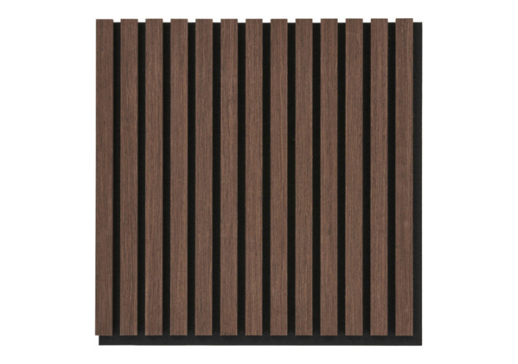 Panneau Acoustique en Placage Bois - Noyer 520x520x22 mm - 5550016 - House Nordic