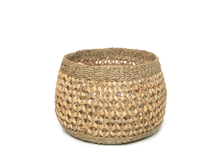 Panier Nha Trang - Naturel - Grand - VIVT009N-L - Bazar Bizar