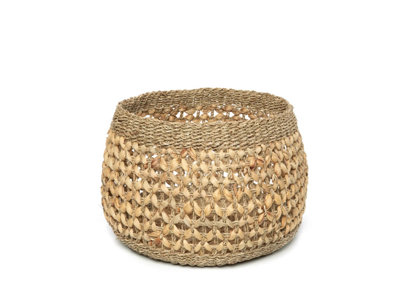 Panier Nha Trang - Naturel - Grand - VIVT009N-L - Bazar Bizar