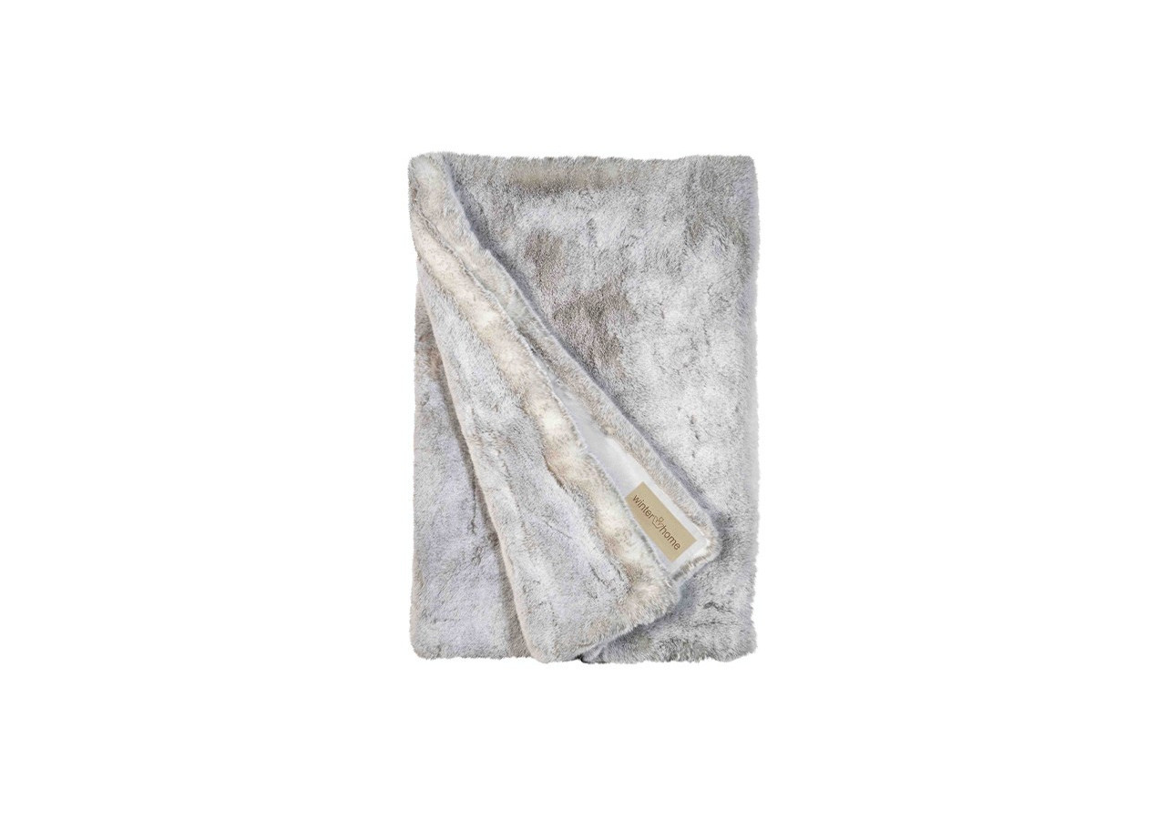 Plaid en Fausse Fourrure - Silverwolf 140 x 200 cm - 8721226200143 - Winterhome