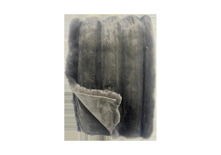 Plaid en Fausse Fourrure - Arctic Fox Cinder, 140 x 200 cm - 8721226200341 - Winterhome