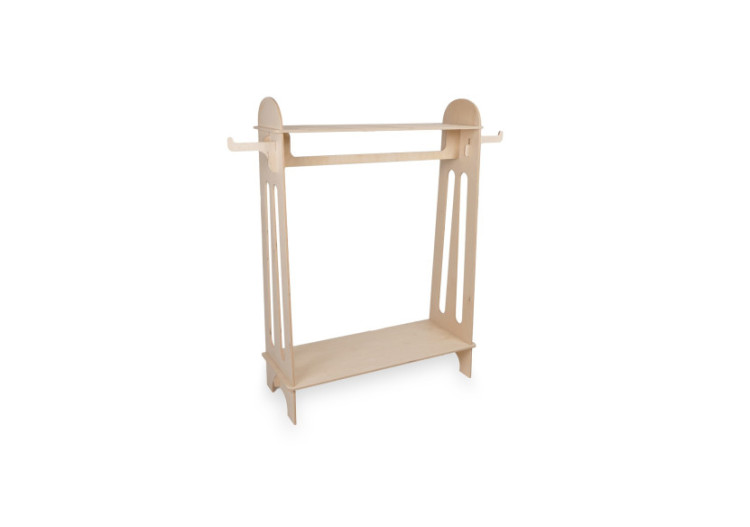 Porte-vêtements Easyclick Rome - Support en bois naturel pour vêtements - 60000084 - KidsDepot