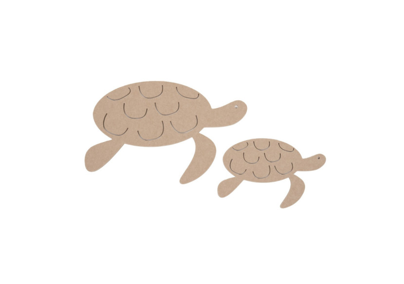 Décoration murale Schildpad Jonathan - Set de 2 tortues Camel - 60000053 - KidsDepot Décoration murale Schildpad Jonathan - Set de 2 tortues Camel - 60000053 - KidsDepot