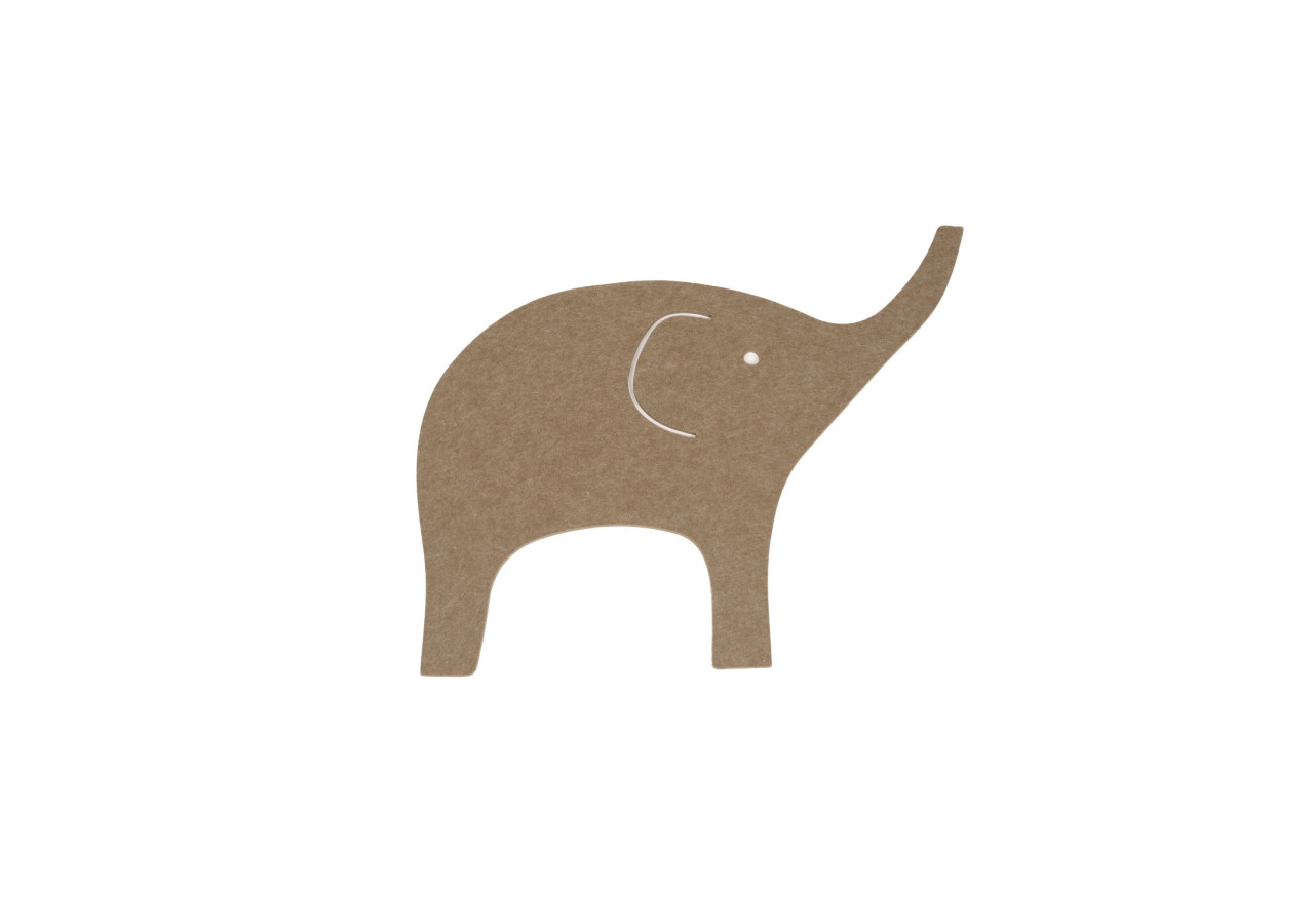 Décoration murale Olifant Jumbo - Panneau acoustique en PETpanel - 60000037 - KidsDepot