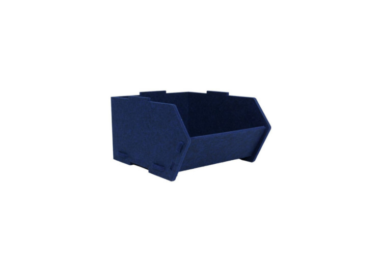 Panier de rangement Mason Midnight Blue - Empilable en PETpanel - 60000036 - KidsDepot