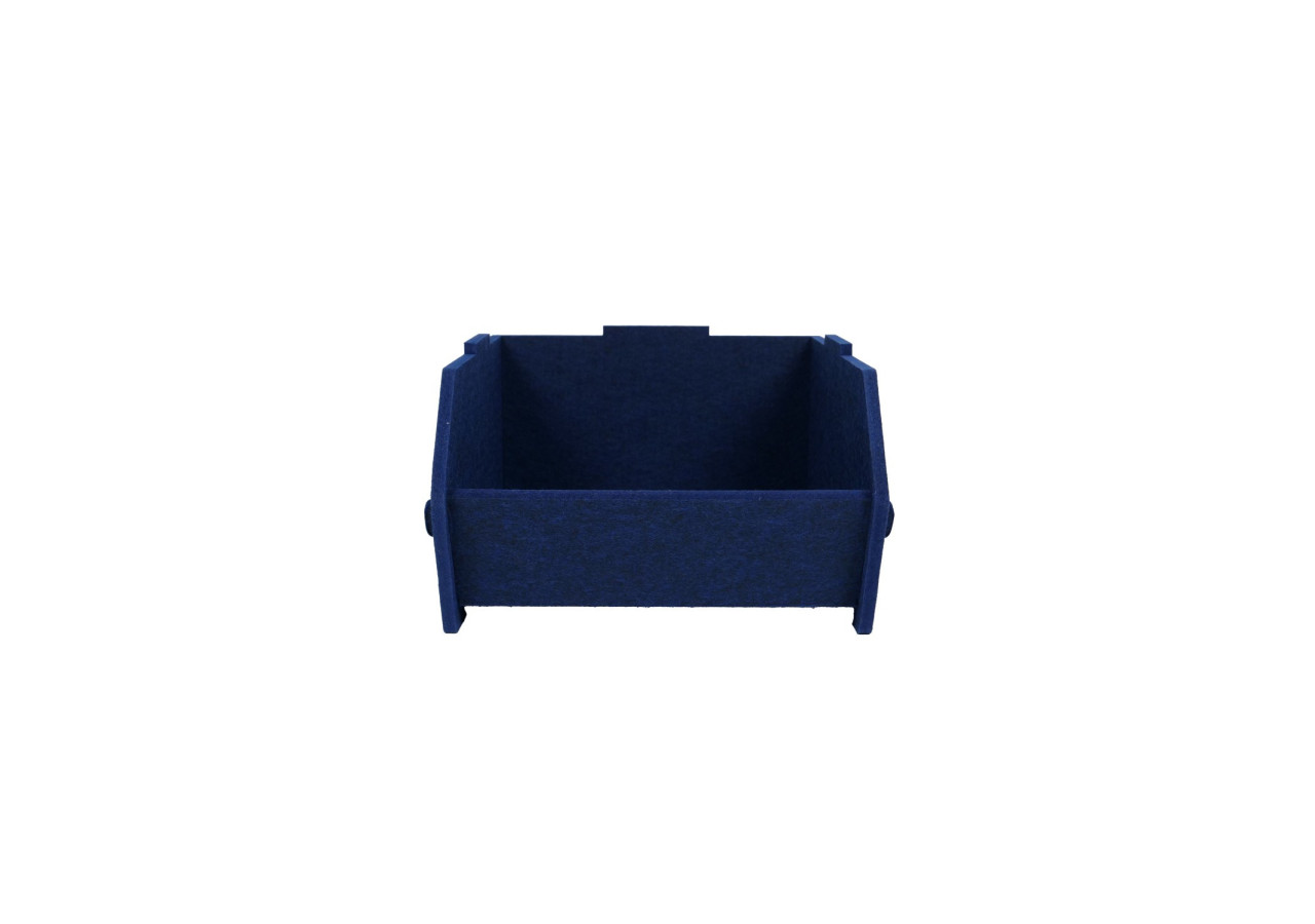 Panier de rangement Mason Midnight Blue - Empilable en PETpanel - 60000036 - KidsDepot