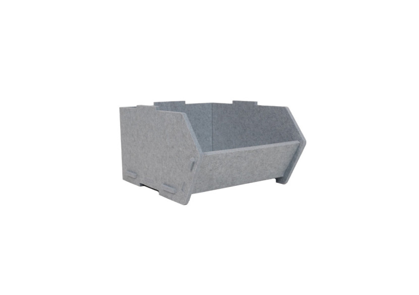 Panier de rangement Mason Cool Grey - Empilable en PETpanel - 60000035 - KidsDepot Panier de rangement Mason Cool Grey - Empilable en PETpanel - 60000035 - KidsDepot