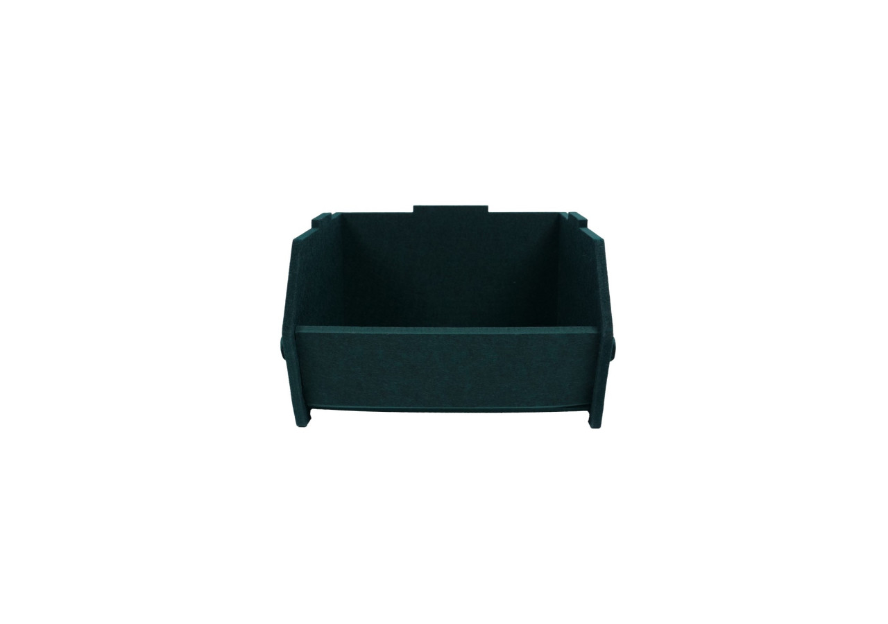 Panier de rangement Mason Midnight Green - Empilable en PETpanel - 60000034 - KidsDepot