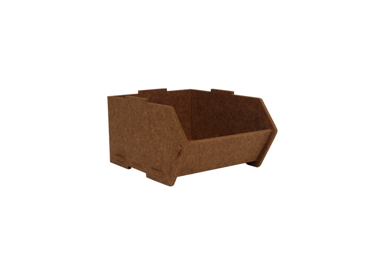 Boîte de rangement Mason Brown - Organisateur empilable en PETpanel - 60000030 - KidsDepot