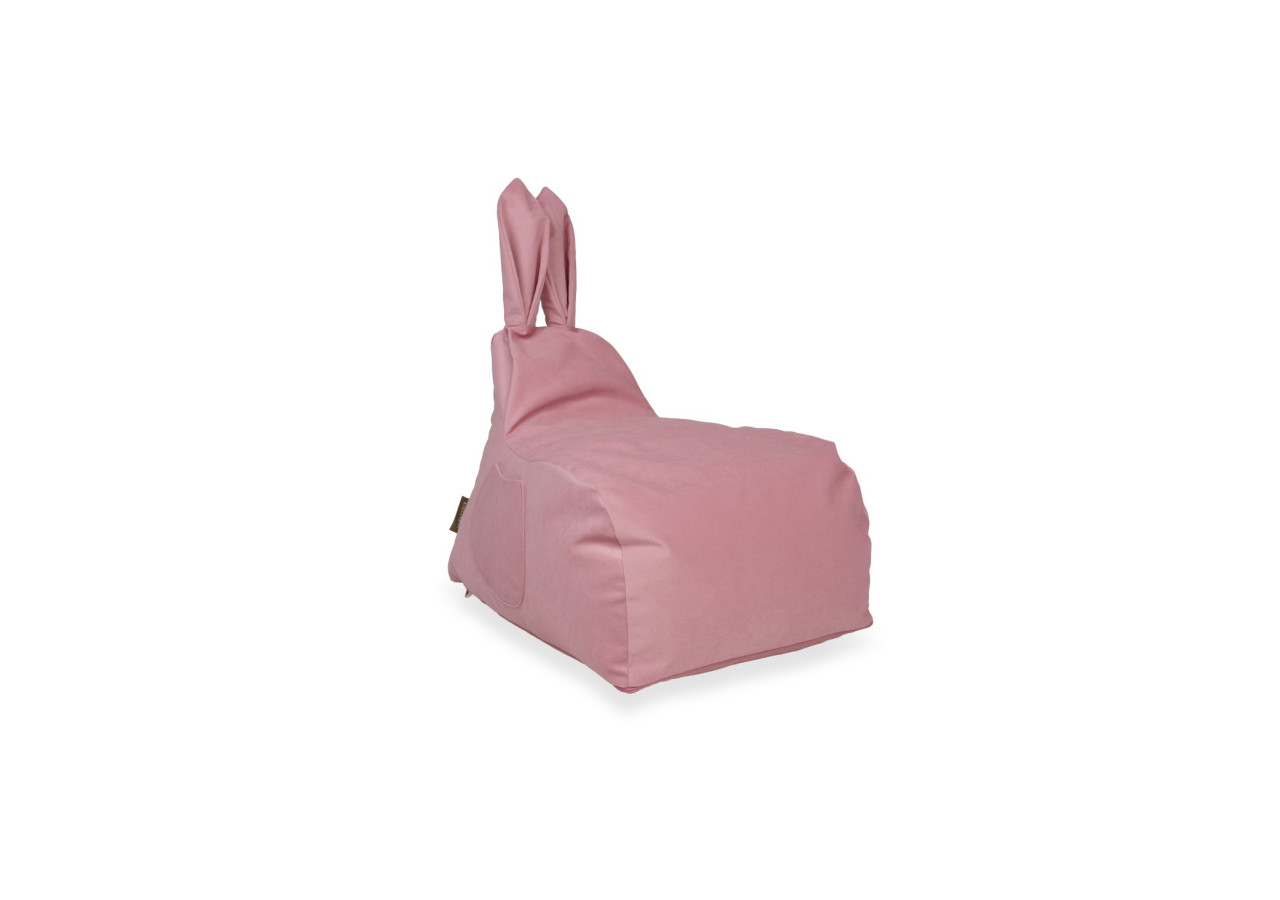 Zitzak Judy - Fauteuil enfant en forme de lapin avec poches de rangement - 60000007 - KidsDepot