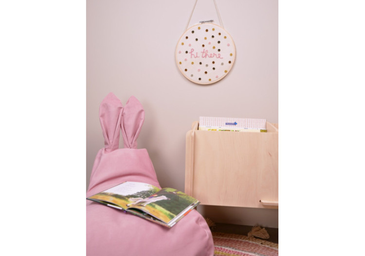 Zitzak Judy - Fauteuil enfant en forme de lapin avec poches de rangement - 60000007 - KidsDepot 2