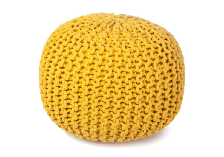 Pouf BUNDY JAUNE - Style ludique 40x32cm - 50311447 - KidsDepot