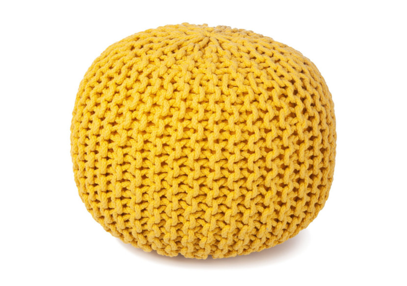 Pouf BUNDY JAUNE - Style ludique 40x32cm - 50311447 - KidsDepot Pouf BUNDY JAUNE - Style ludique 40x32cm - 50311447 - KidsDepot