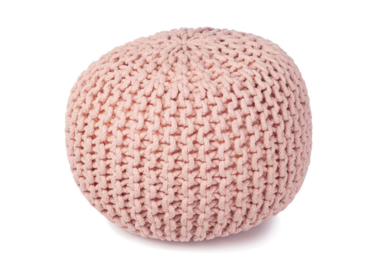 Pouf Bundy - Pouf rose 40cm, H32cm - 50311444 - KidsDepot