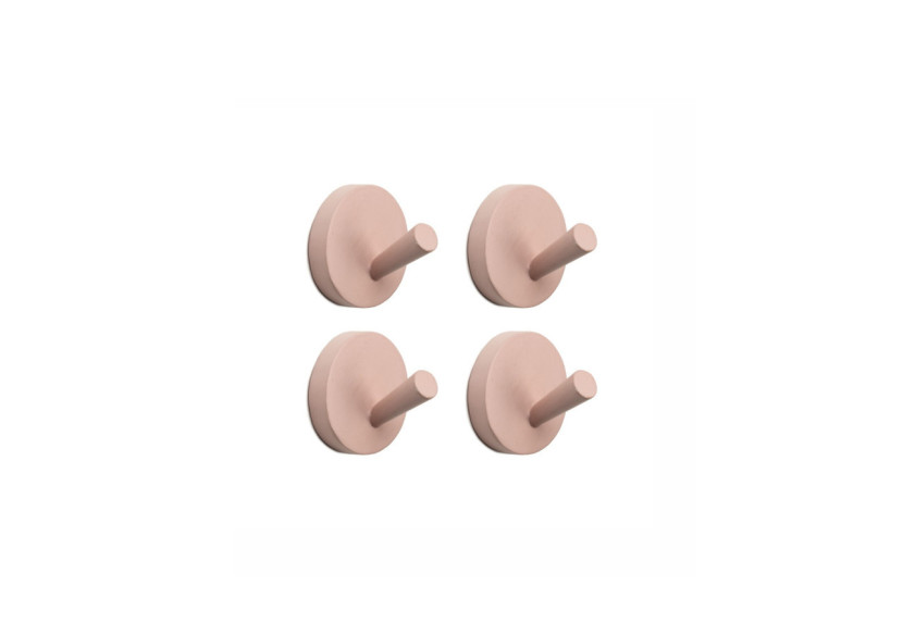 Crochets muraux Xion - Set de 4 pièces en bois rose - 46000821 - KidsDepot Crochets muraux Xion - Set de 4 pièces en bois rose - 46000821 - KidsDepot