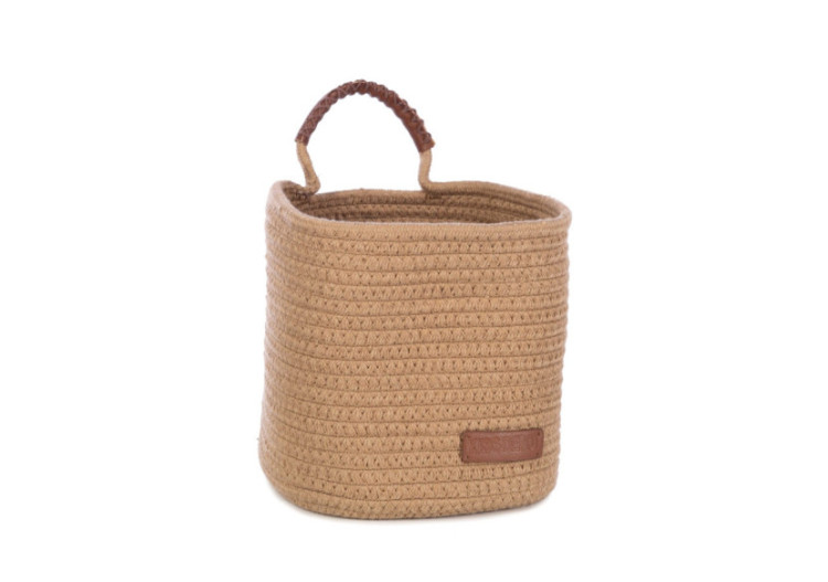 Panier Ewa - Panier mural oker en corde douce - 46000551 - KidsDepot
