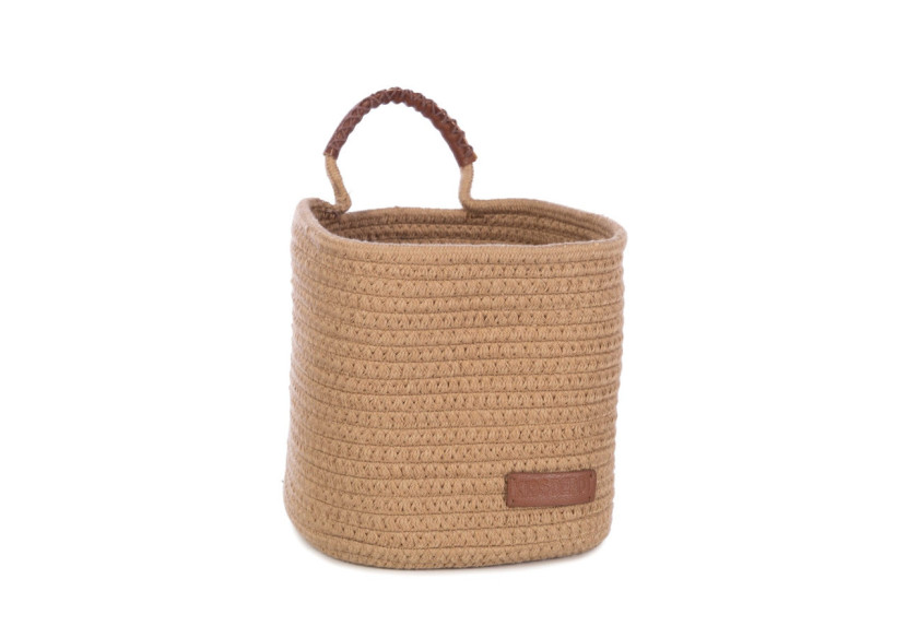 Panier Ewa - Panier mural oker en corde douce - 46000551 - KidsDepot