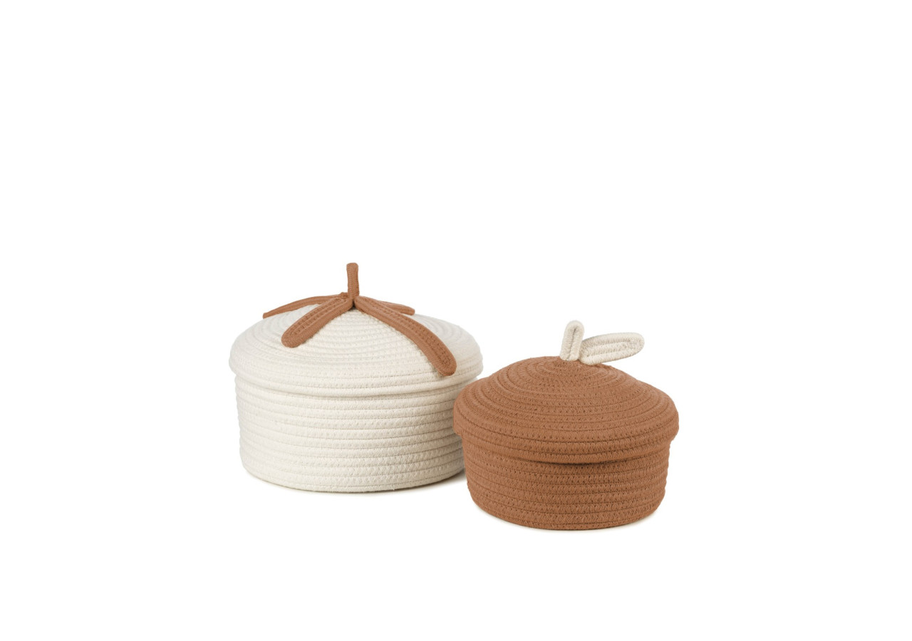 Set de paniers Bowie - Terra pour un rangement chic - 46000371 - KidsDepot
