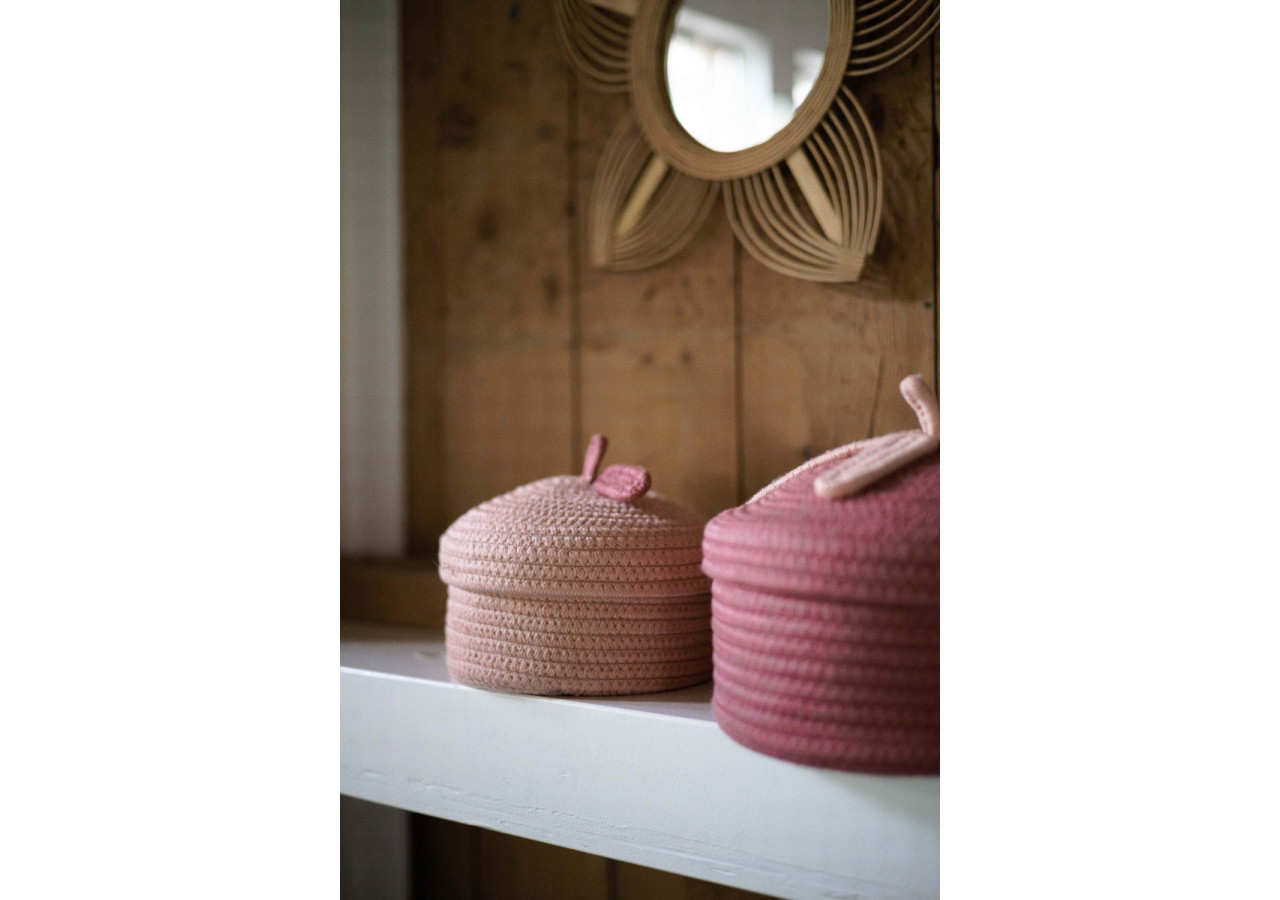 Set de paniers Bowie - Rose pour un rangement adorable - 46000370 - KidsDepot