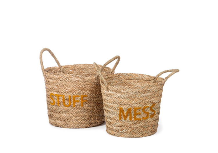 Ensemble de paniers Messy & Stuff - Ocre jaune pour la chambre d'enfant - 46000335 - KidsDepot