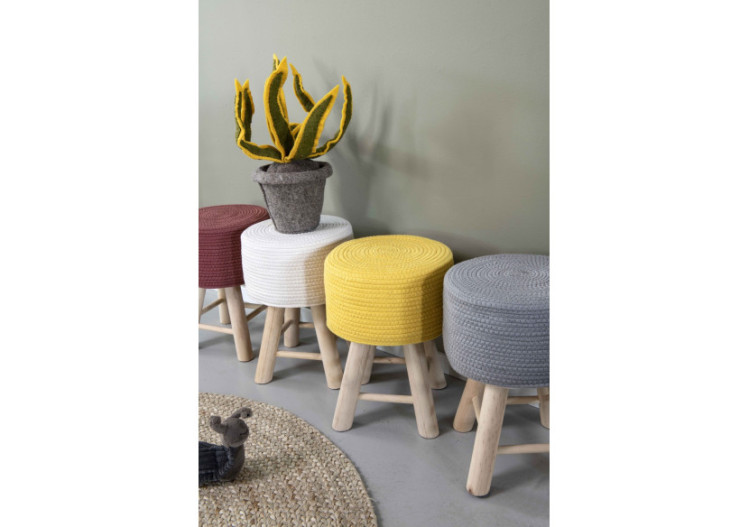 Tabouret Iggy - Jaune, une touche de couleur - 46000325 - KidsDepot 2