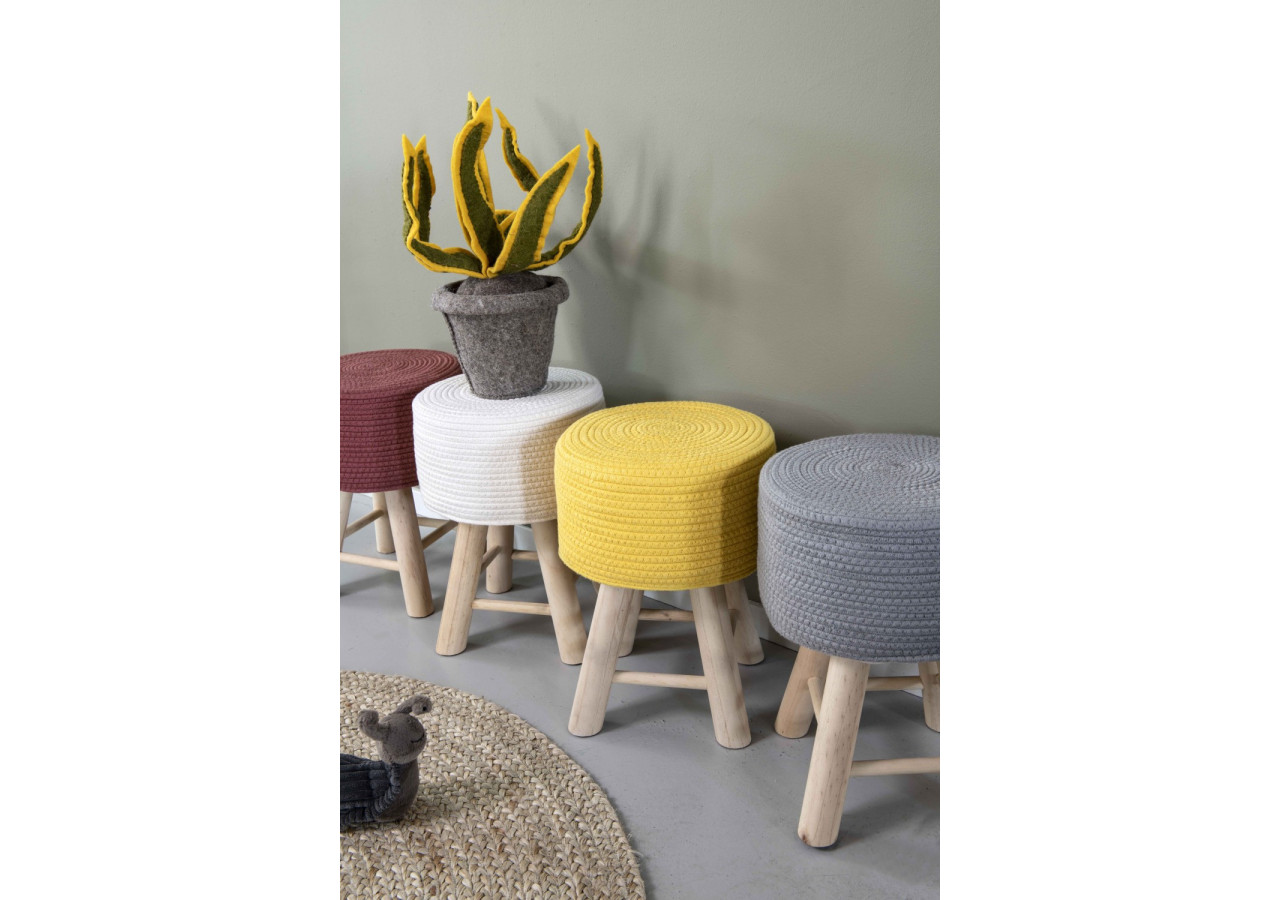 Tabouret Iggy - Jaune, une touche de couleur - 46000325 - KidsDepot