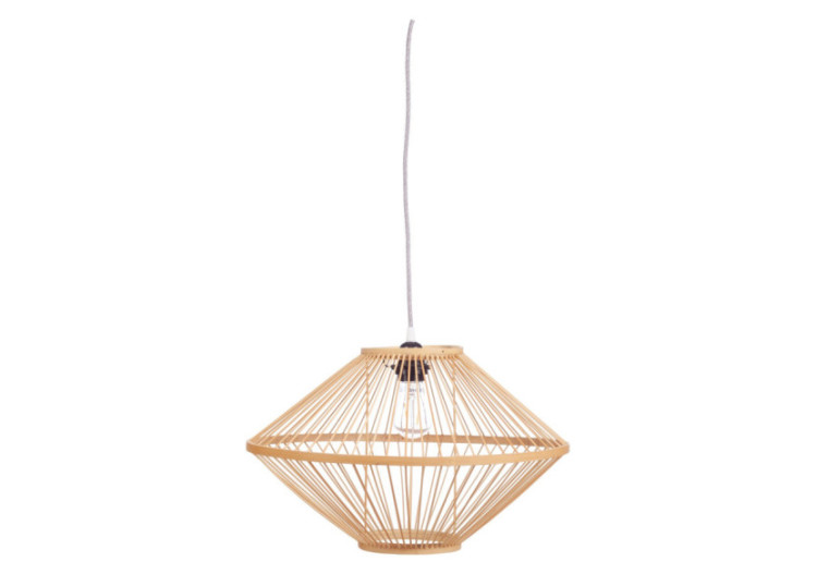 Suspension Ufo en bambou naturel - 45cm de diamètre - 46000189 - KidsDepot