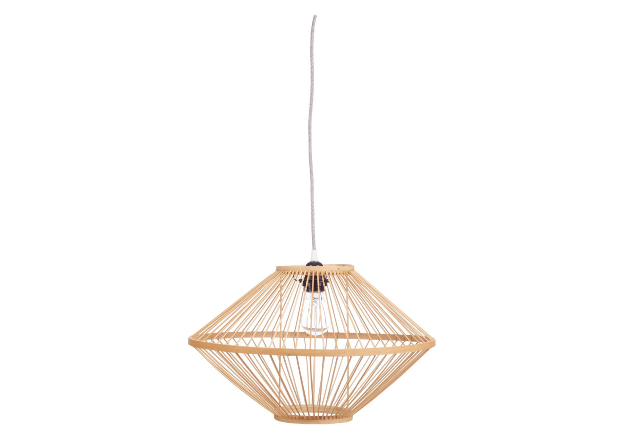Suspension Ufo en bambou naturel - 45cm de diamètre - 46000189 - KidsDepot