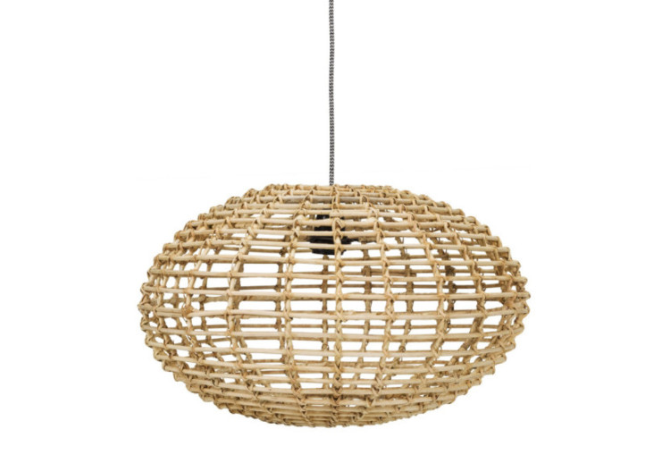 Suspension Pumpkin en rotin naturel - Éclairage charmant pour chambre d'enfant - 46000183 - KidsDepot