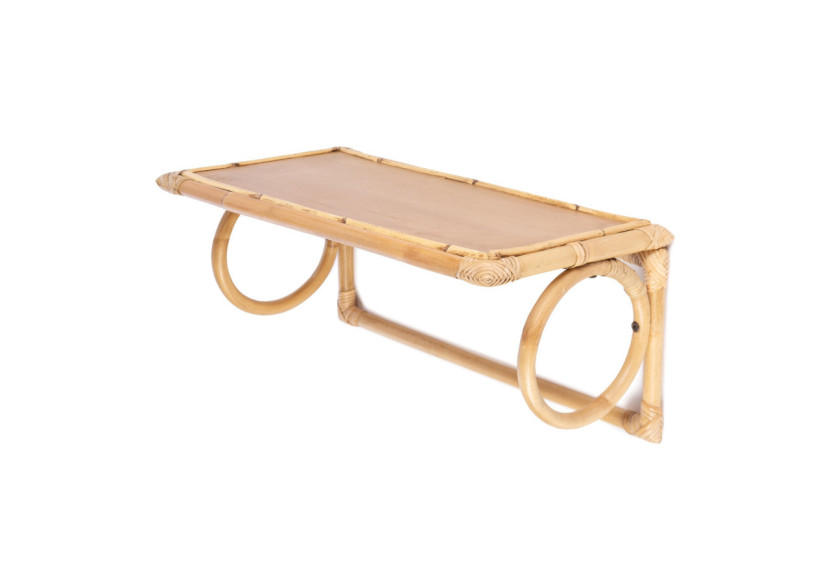 Étagère murale Armin en rotin naturel - Pratique et décorative - 46000135 - KidsDepot