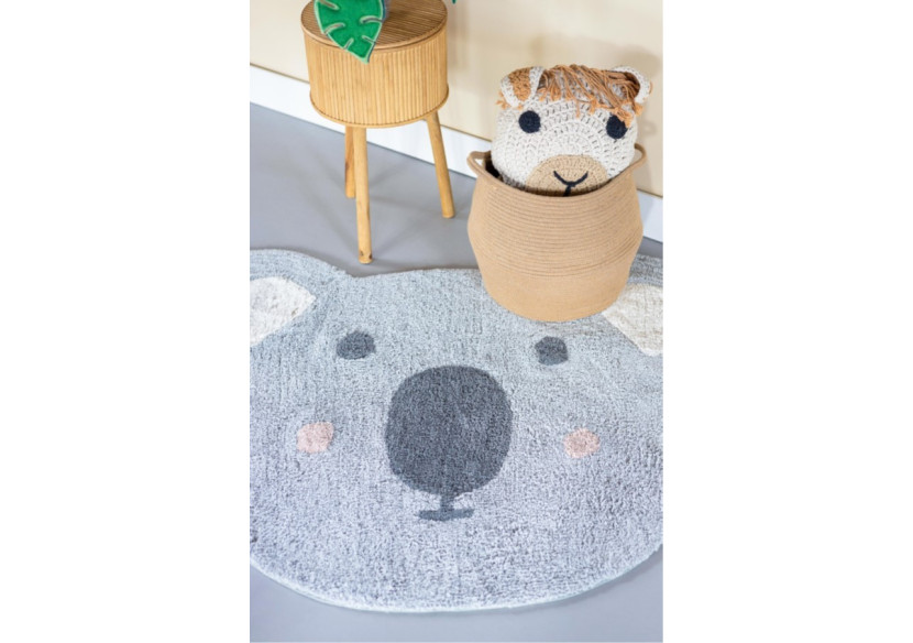 Tapis CLEO - Tapis koala gris 125x100cm - 20030435 - KidsDepot Tapis CLEO - Tapis koala gris 125x100cm - 20030435 - KidsDepot