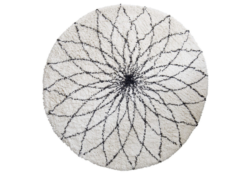 Tapis Flower Power - Motif floral 110 cm - 20030356 - KidsDepot Tapis Flower Power - Motif floral 110 cm - 20030356 - KidsDepot