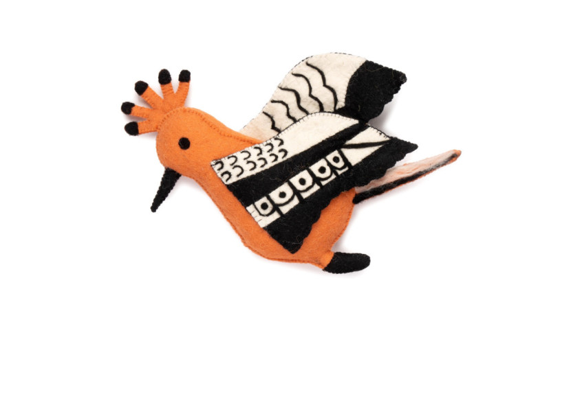 Oiseau en feutre Kody - Huppe - 20011202 - KidsDepot Oiseau en feutre Kody - Huppe - 20011202 - KidsDepot