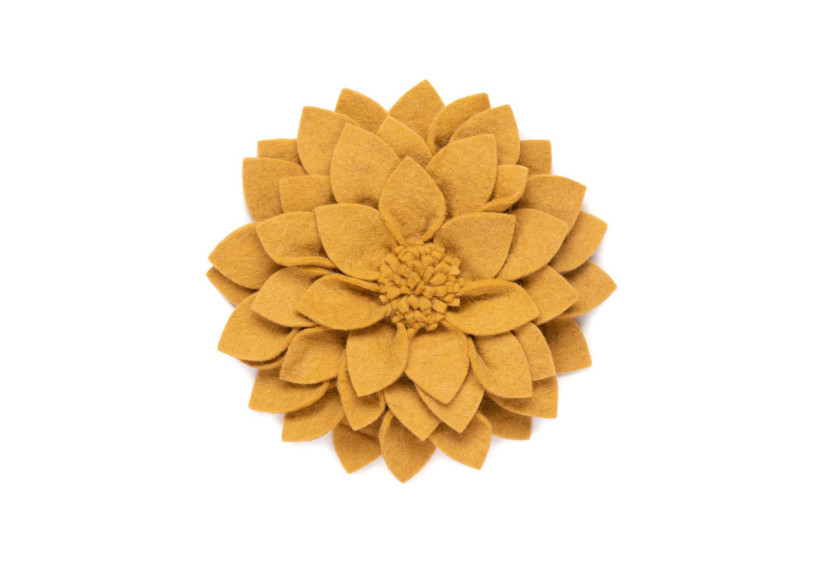 Kuba - Décoration murale en feutre couleur ocre - 20011123 - KidsDepot