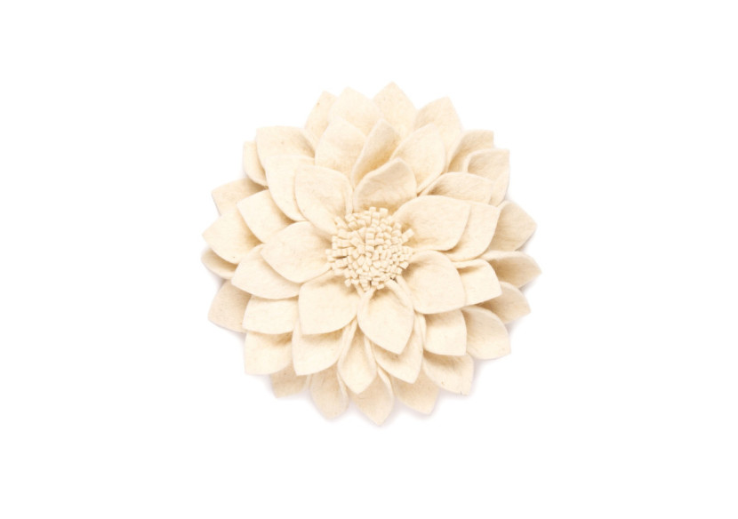 Kuba - Décoration murale en feutre crème et blanc - 20011121 - KidsDepot Kuba - Décoration murale en feutre crème et blanc - 20011121 - KidsDepot