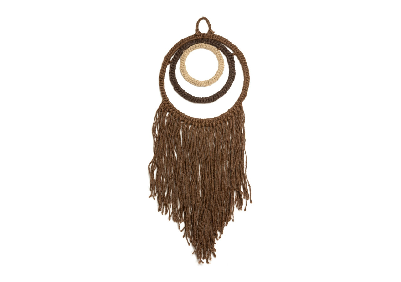 Moya - Murale en forme de capteur de rêves marron - 20011098 - KidsDepot