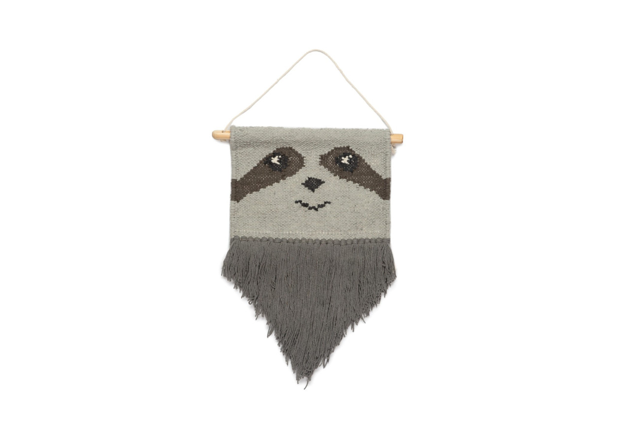 Sjef - Murale avec paresseux en coton - 20011090 - KidsDepot