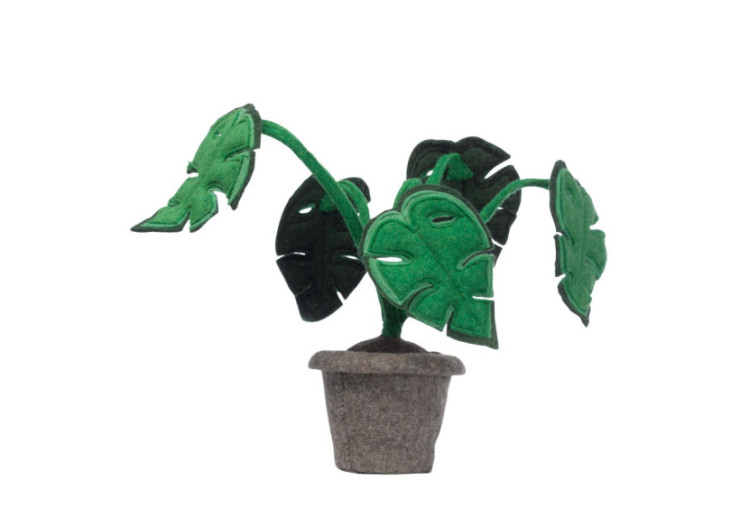 Plante Monstera - Décoration en feutre tendance - 20010940 - KidsDepot