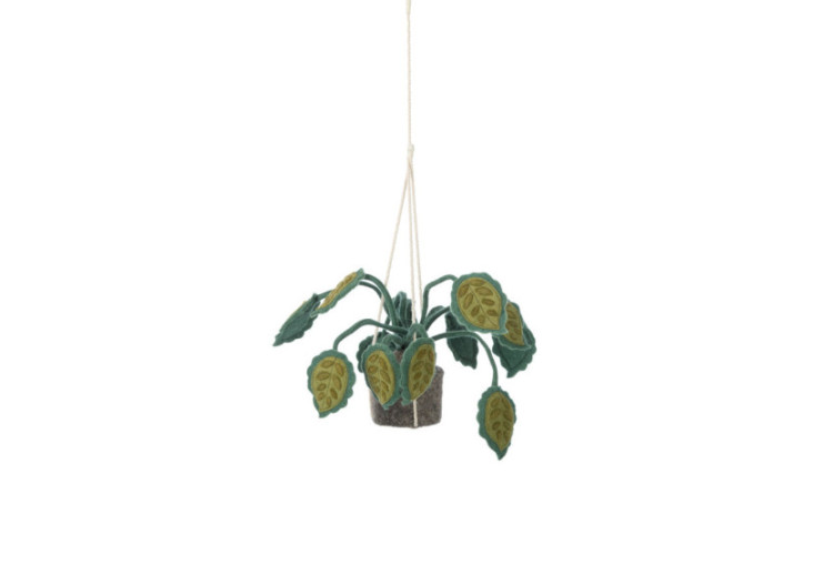 Plante suspendue en feutre - Grandes feuilles luxuriantes - 20010939 - KidsDepot